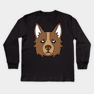 Dog Kids Long Sleeve T-Shirt